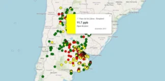 Arsénico en Corrientes: las dos ciudades que aparecen con luz roja y amarilla en el mapa nacional